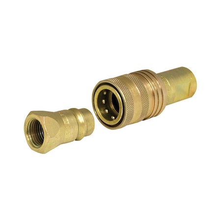 Universal Apache Steel 1/2 in. D X 1/2 in. D Hydraulic Coupler 1 pk 39041400